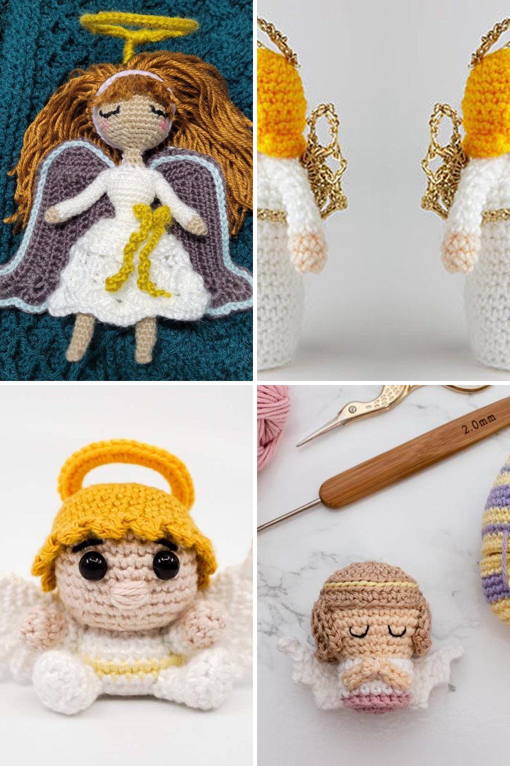 10 Crochet Angel Doll Free Patterns