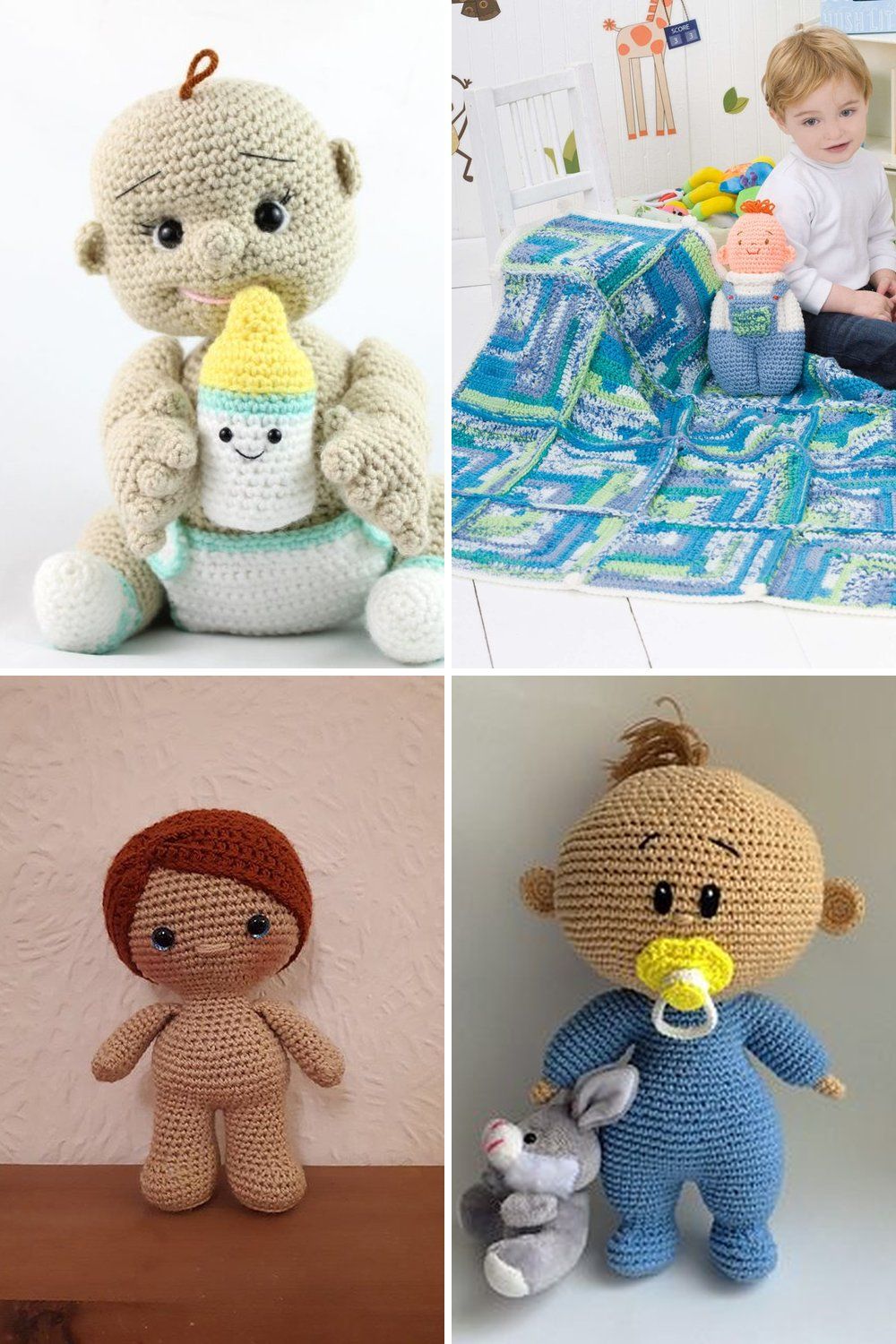 12 Crochet Baby Doll Free Patterns