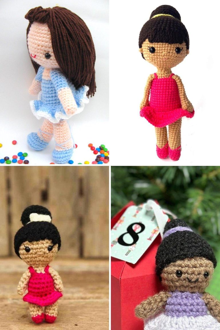 10 Crochet Ballerina Doll Free Patterns