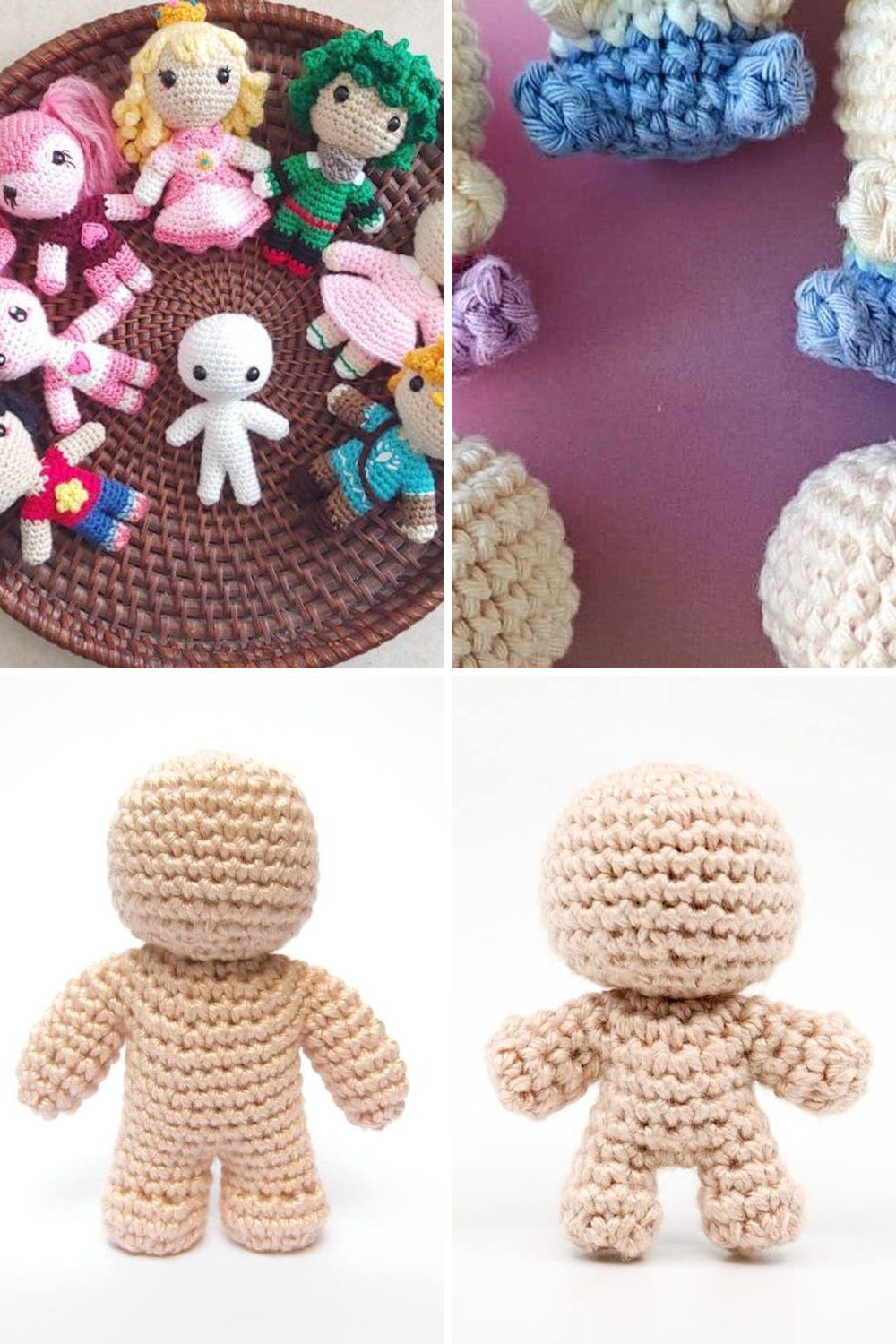 10 Crochet Doll Body Base Free Patterns