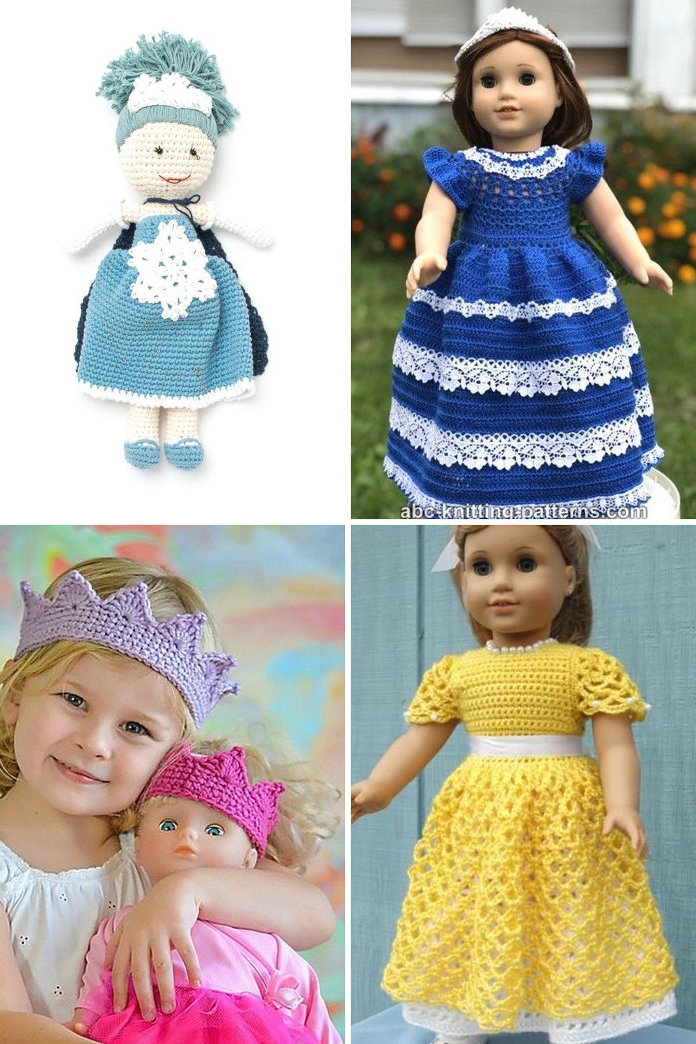 10 Crochet Princess Doll Free Patterns