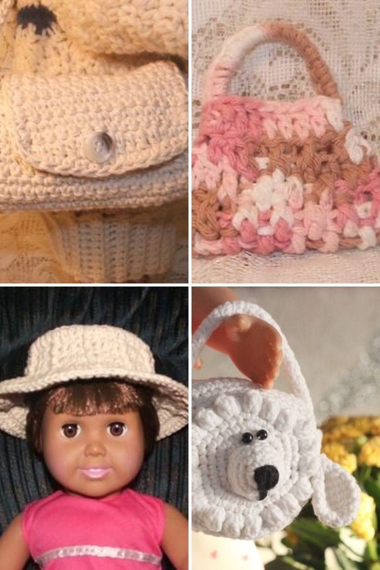10 Crochet Doll Accessories Free Patterns
