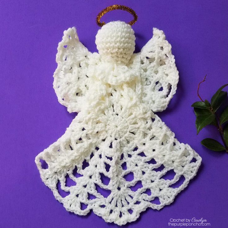 Lacy Crochet Angel Doll free crochet pattern by Carolyn Calderon