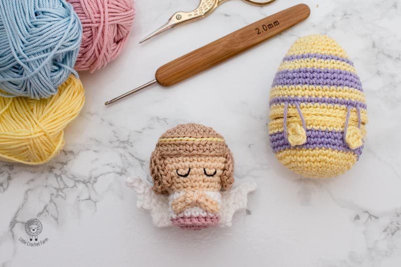 Easter Angel free crochet pattern by Ana Figueiredo