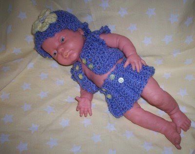 Hat, Vest and Skirt Outfit free crochet pattern by Cathy Wood