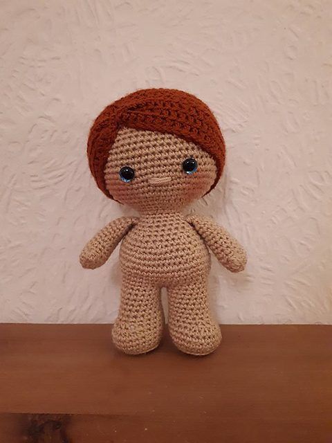 Weebee Standard Size Baby Doll free crochet pattern by Laura Tegg