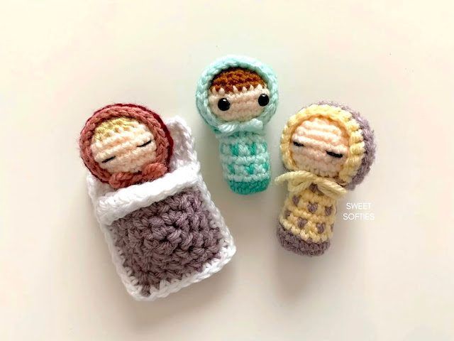 Bedtime Babies free crochet pattern by Sweet Softies