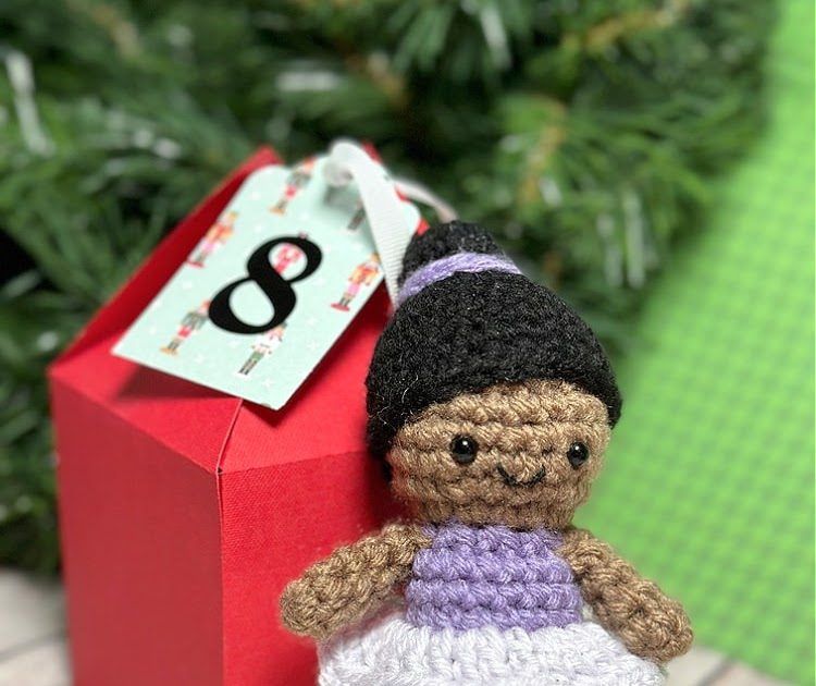 Mini Amigurumi Ballerina free crochet pattern by Erica Dietz