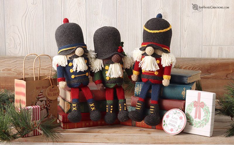 Nutcracker Gnome free crochet pattern by Jen Hayes