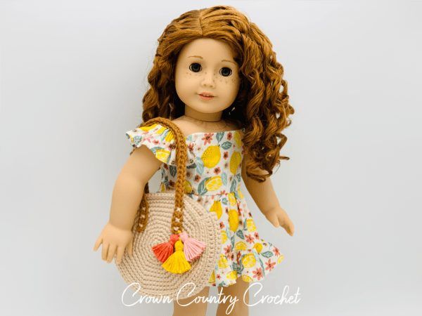 Summer Bag free crochet pattern by Crown Country Crochet