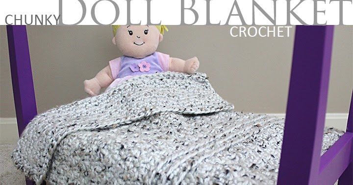 Chunky Doll Blanket free crochet pattern by The Inspired Wren