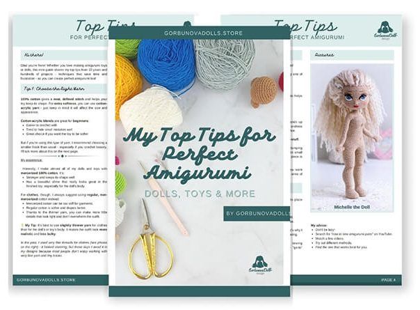 Arishka Base Doll free crochet pattern by design by @natali_lit_toys, English pattern by GorbunovaDolls