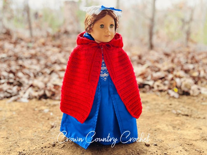Scarlet Cloak free crochet pattern by Crown Country Crochet