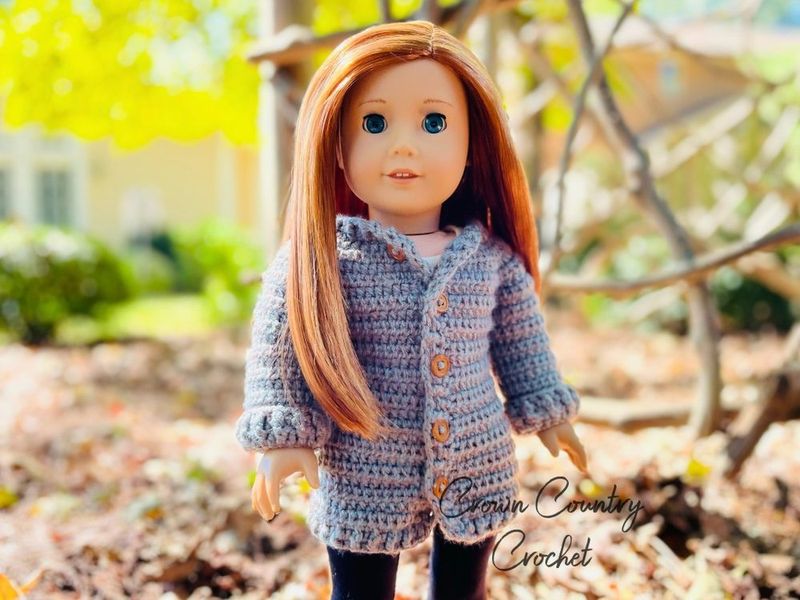 Cozy Cardigan free crochet pattern by Crown Country Crochet
