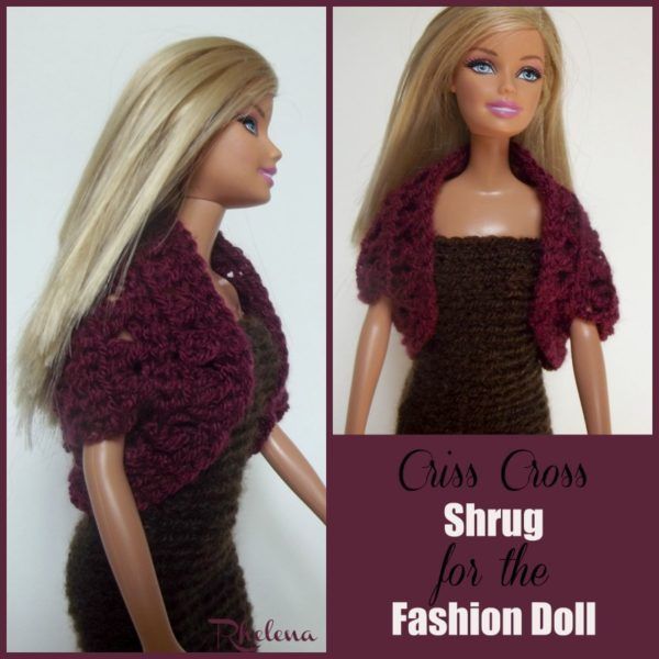 Criss Cross Shrug free crochet pattern by Rhelena