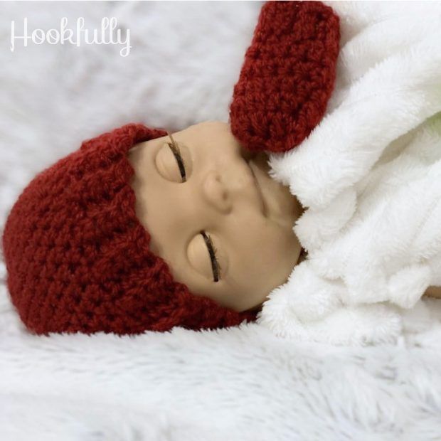 Doll Hat and Mittens free crochet pattern by Hookfully