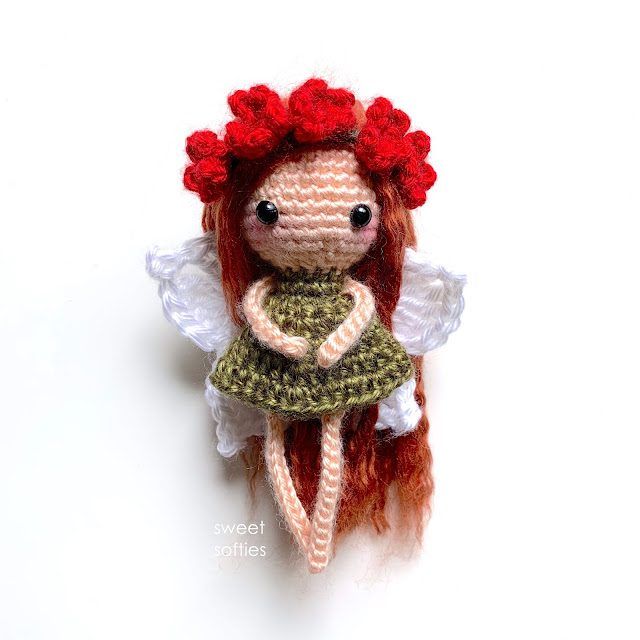 Woodland Leaf Fairy free crochet pattern by Jade