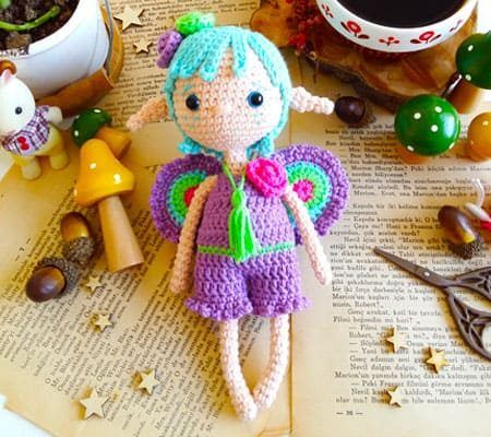 Pui the Little Fairy free crochet pattern by @kediperiatolyesi, shared on Lovelycraft