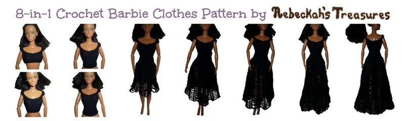 8-in-1 Tops and Dresses free crochet pattern by Rebeckah Ferger