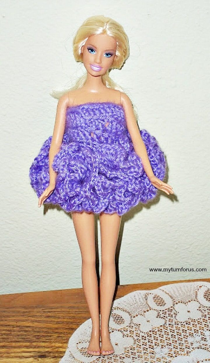 Ballerina Leotard and Tutu free crochet pattern by Evelyn Osborn