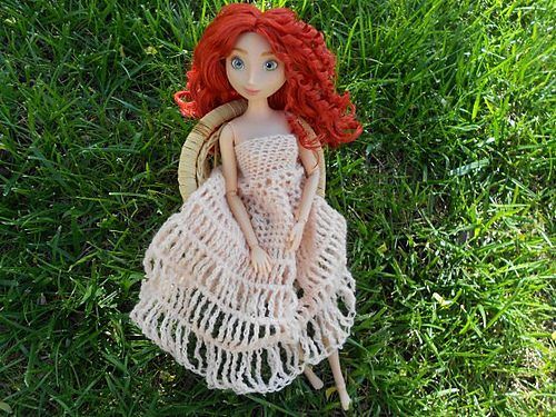 Summer Princess Dress free crochet pattern by Claire Olivia Golden