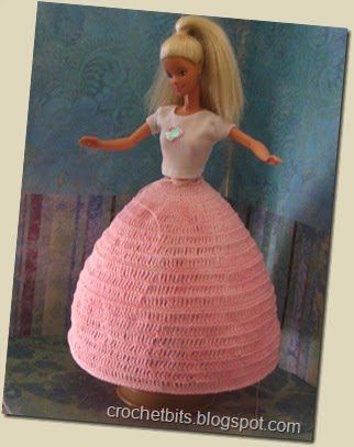 Hoop Skirt Petticoat free crochet pattern by Cristinoel