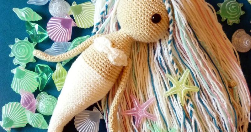 Blanca the Mermaid free crochet pattern by Sonia