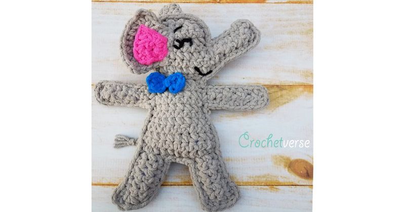 Elephant Ragdoll free crochet pattern by Stephanie Pokorny