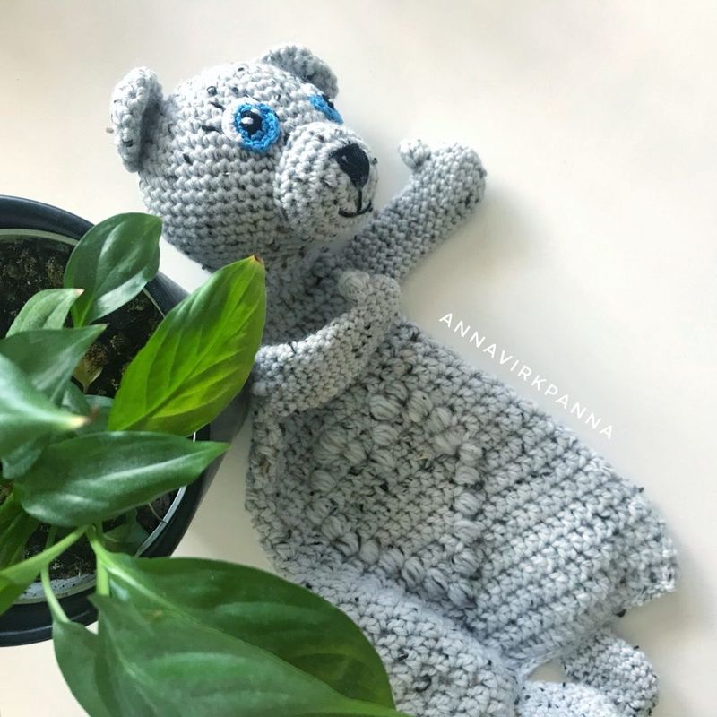 Polar Bear Ragdoll free crochet pattern by Anna Nilsson